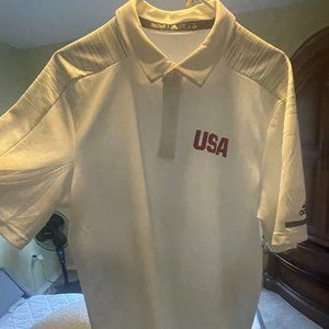 Adidas Team USA Golf Polo